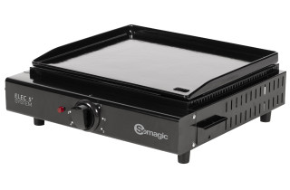 Plancha électrique Somagic Oliana avec plaque de cuisson en fonte émaillée