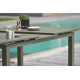 Ensemble table et chaises de jardin en aluminium DCB Garden 10 personnes noir Miami