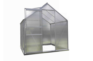Serre de jardin en aluminium base en acier galvanisé Chalet-jardin - 2,18 m²