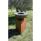 Brasero Tradition classique corten 80