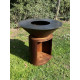 Brasero Ellipse 100 corten