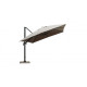 Lot parasol de jardin déporté 3 x 4 M Rana DELORM inclinable et UPF 50+ et dalle sur roulettes 110 kg