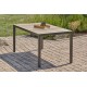 Lot composé d'une table BOSTON-TB150 et de 6 chaises de jardin C43-NTN pliantes