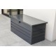 Coffre de jardin SCATOLA 350L en acier galvanisé - GRIS ANTHRACITE