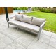 Ensemble repas de jardin ANTALYA 9 places en aluminium - GRIS
