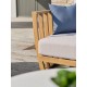 Salon bas de jardin BOGOTA 5 places en bois d'acacia - WOOD