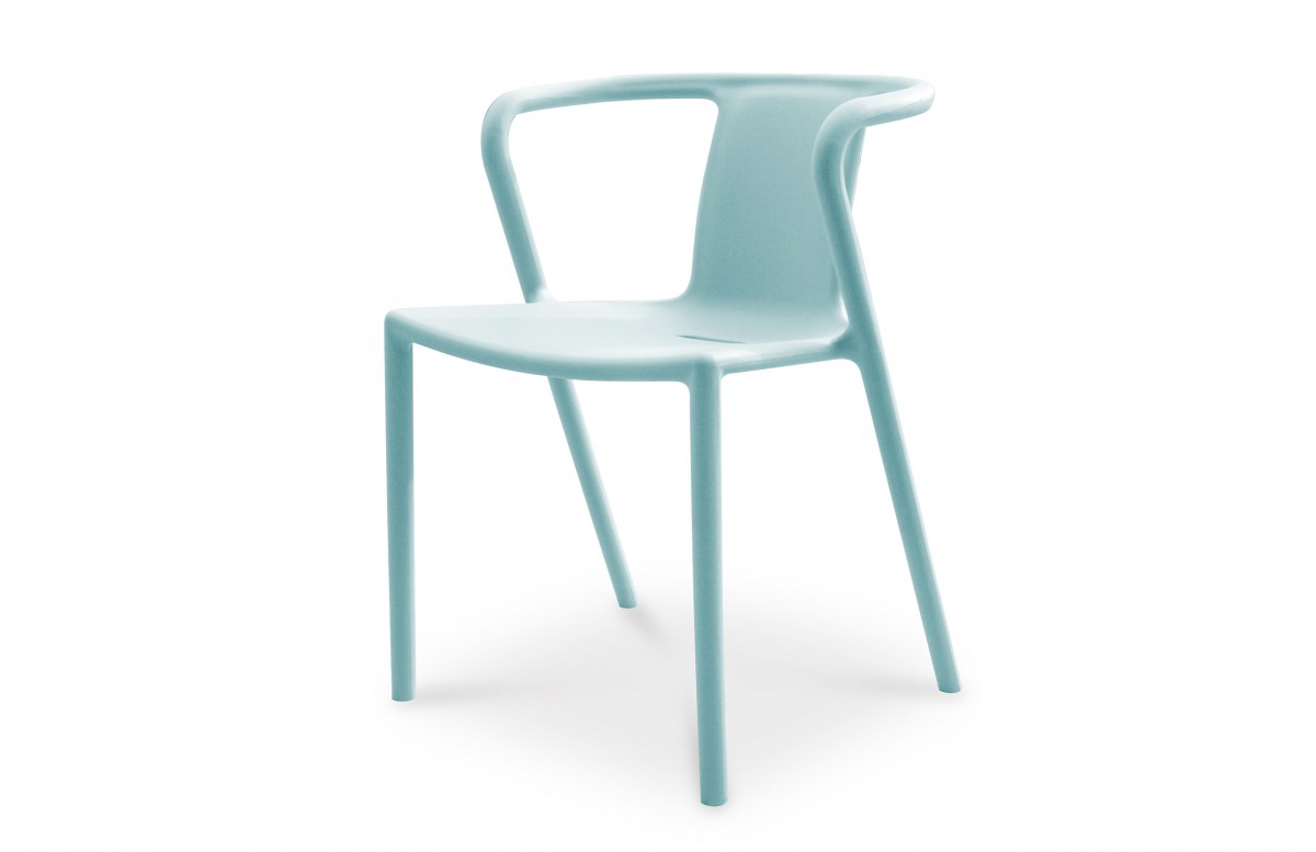 Fauteuil de jardin empilable DIEGO en polypropylène - AZUR