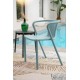 Fauteuil de jardin empilable DIEGO en polypropylène - AZUR