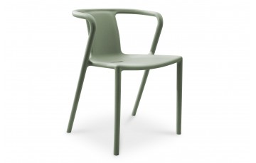 Fauteuil de jardin empilable DIEGO en polypropylène - OLIVE