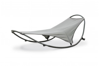 Bain de soleil basculant HENDAYE en acier - GRIS