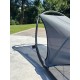 Bain de soleil basculant HENDAYE en acier - GRIS