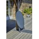 Table de jardin pliante MARIUS (diam. 110 cm) en aluminium - GRIS ANTHRACITE