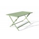 Table de jardin pliante MARIUS (140x80 cm) en aluminium - VERT LAGUNE