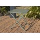 Lot composé d'une table de jardin MARIUS-TB70-KAKI pliante et de 2 chaises MARIUS-CP-KAKI pliantes