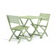 Lot composé d'une table de jardin MARIUS-TB70-LAGUNE pliante et de 2 chaises MARIUS-CP-LAGUNE pliantes