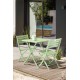 Lot composé d'une table de jardin MARIUS-TB70-LAGUNE pliante et de 2 chaises MARIUS-CP-LAGUNE pliantes