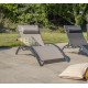 Lot composé de 2 bains de soleil CL76GREY (pré-montés) empilables