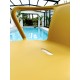 Fauteuil de jardin empilable DIEGO en polypropylène - MOUTARDE