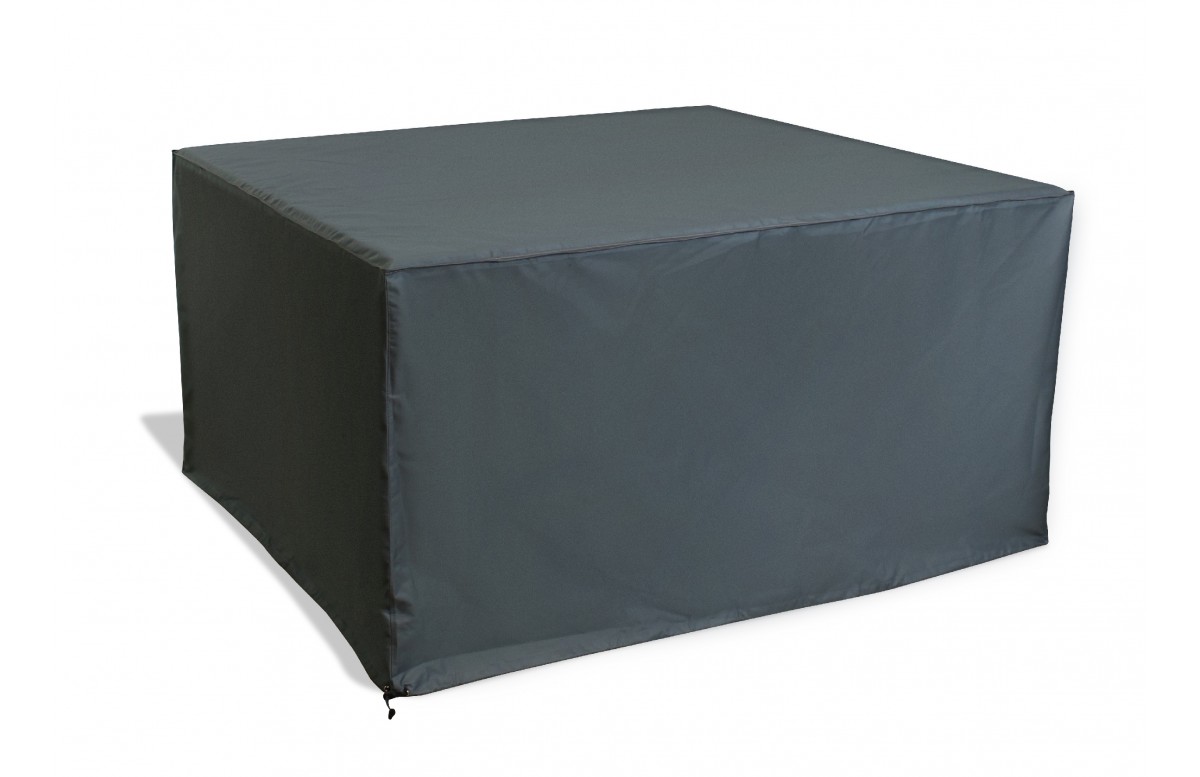Housse de protection pour salon de jardin encastrable OCEANE-LUNCH (146x133 cm) - GRIS CIMENT