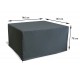 Housse de protection pour salon de jardin encastrable OCEANE-LUNCH (146x133 cm) - GRIS CIMENT