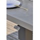 Ensemble repas de jardin IBIZA 7 places en aluminium et plateau en céramique - GRIS ANTHRACITE