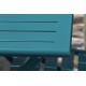 Table de jardin pliante MARIUS (140x80 cm) en aluminium - BLEU CANARD