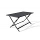 Table de jardin pliante MARIUS (140x80 cm) en aluminium - GRIS ANTHRACITE