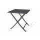 Guéridon de jardin pliant MARIUS (70x70 cm) en aluminium - GRIS ANTHRACITE