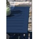Guéridon de jardin pliant MARIUS (70x70 cm) en aluminium - BLEU NUIT