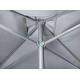 Parasol ouverture push-up EOLO (250x250 cm) en aluminium laqué et toile OLEFIN® - GRIS ANTHRACITE