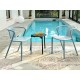 Lot composé de 2 fauteuils de jardin DIEGO-FT-AZUR empilables