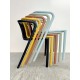 Lot composé de 2 fauteuils de jardin DIEGO-FT-AZUR empilables