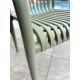 Fauteuil de jardin empilable TIAGO en polypropylène - OLIVE