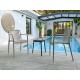 Lot composé de 2 fauteuils de jardin TIAGO-FT-SABLE empilables