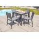 Lot composé de 2 chaises de jardin TOLEDE-CH empilables