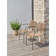 Lot composé de 2 fauteuils de jardin empilables MARCEAU-FT-ANTH