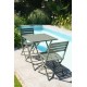 Lot composé de 2 chaises de jardin pliantes MARIUS-CP-KAKI