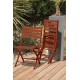 Lot composé de 2 chaises pliantes MARIUS-CP-TERRA