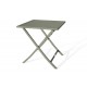 Guéridon de jardin pliant MARIUS (70x70 cm) en aluminium - VERT KAKI