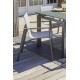 Lot composé de 2 fauteuils de jardin MIAMI-FT-KAKI empilables