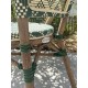 Lot composé de 2 fauteuils de jardin BISTRO-FT-TEX-VERT empilables