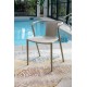 Lot composé de 2 fauteuils de jardin DIEGO-FT-SABLE empilables