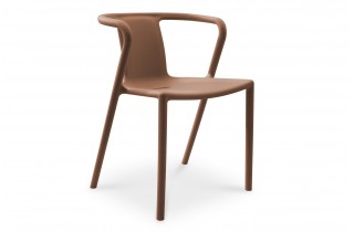Fauteuil de jardin empilable DIEGO en polypropylène - TERRACOTTA