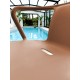 Fauteuil de jardin empilable DIEGO en polypropylène - TERRACOTTA