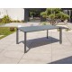Lot composé d'une table de jardin HONFLEUR-TB250 avec rallonge et de 8 fauteuils pliants HONFLEUR-DC