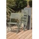 Chaise de jardin pliante MARIUS en aluminium - VERT KAKI