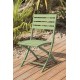 Lot composé de 2 chaises de jardin pliantes MARIUS-CP-LAGUNE