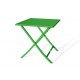 Guéridon de jardin pliant MARIUS (70x70 cm) en aluminium - VERT PRAIRIE