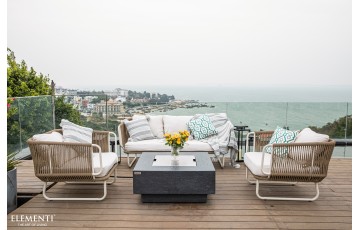 SET BRASERO TOUTES OPTIONS MANHATTAN GRIS FONCÉ