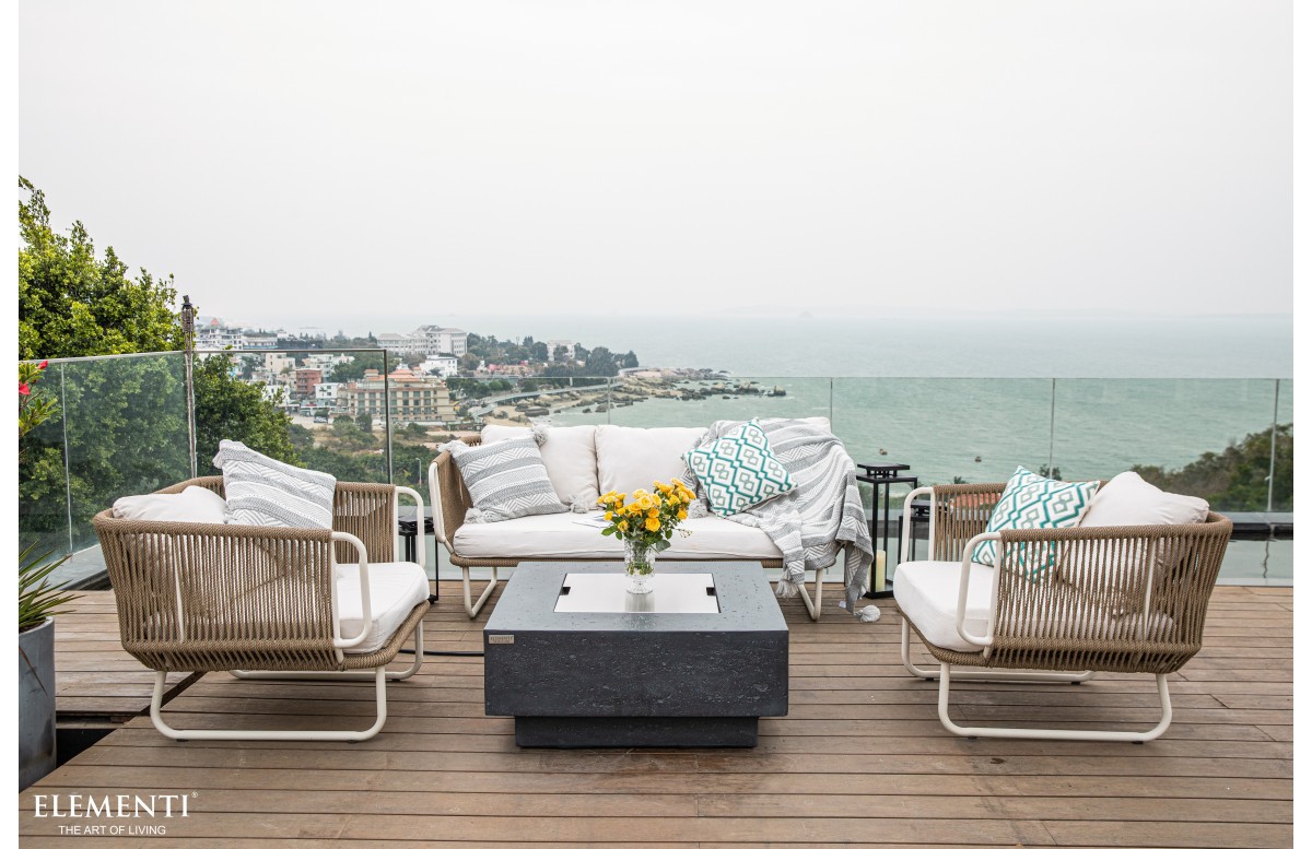 SET BRASERO TOUTES OPTIONS MANHATTAN GRIS FONCÉ